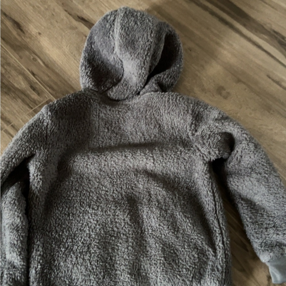 Nike Kids Gray Fleece Hoodie - Picture 2 of 5